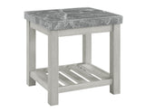 Canova Gray Marble Top End Table from Steve Silver - Luna Furniture