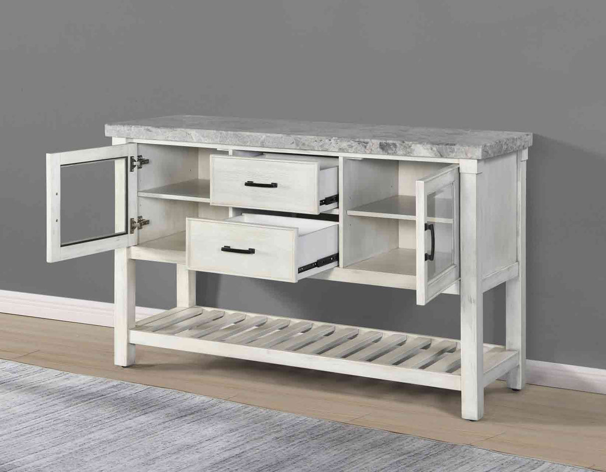 Canova Gray Marble Top Server from Steve Silver - Luna Furniture