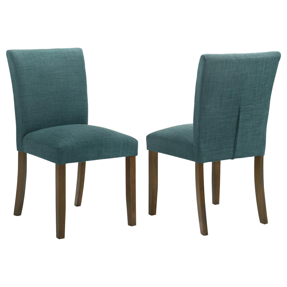 Cantley Upholstered Dining Side Chair Blue (Set of 2) from Coaster - Luna Furniture