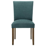 Cantley Upholstered Dining Side Chair Blue (Set of 2) from Coaster - Luna Furniture