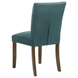 Cantley Upholstered Dining Side Chair Blue (Set of 2) from Coaster - Luna Furniture