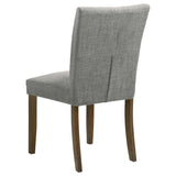 Cantley Upholstered Dining Side Chair Grey (Set of 2) from Coaster - Luna Furniture