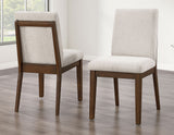 Canton 5-Piece 72″ Upholstered Side Chair Dining Set from Steve Silver - Luna Furniture