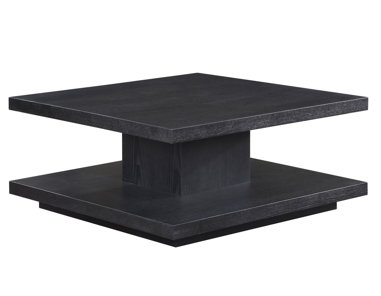 Canyon 3-Piece Table Set, Black (Cocktail Table & 2 End Tables) - SET | CAN100KC | CAN100KE(2)