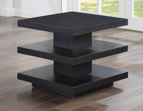 Canyon End Table, Black - CAN100KE