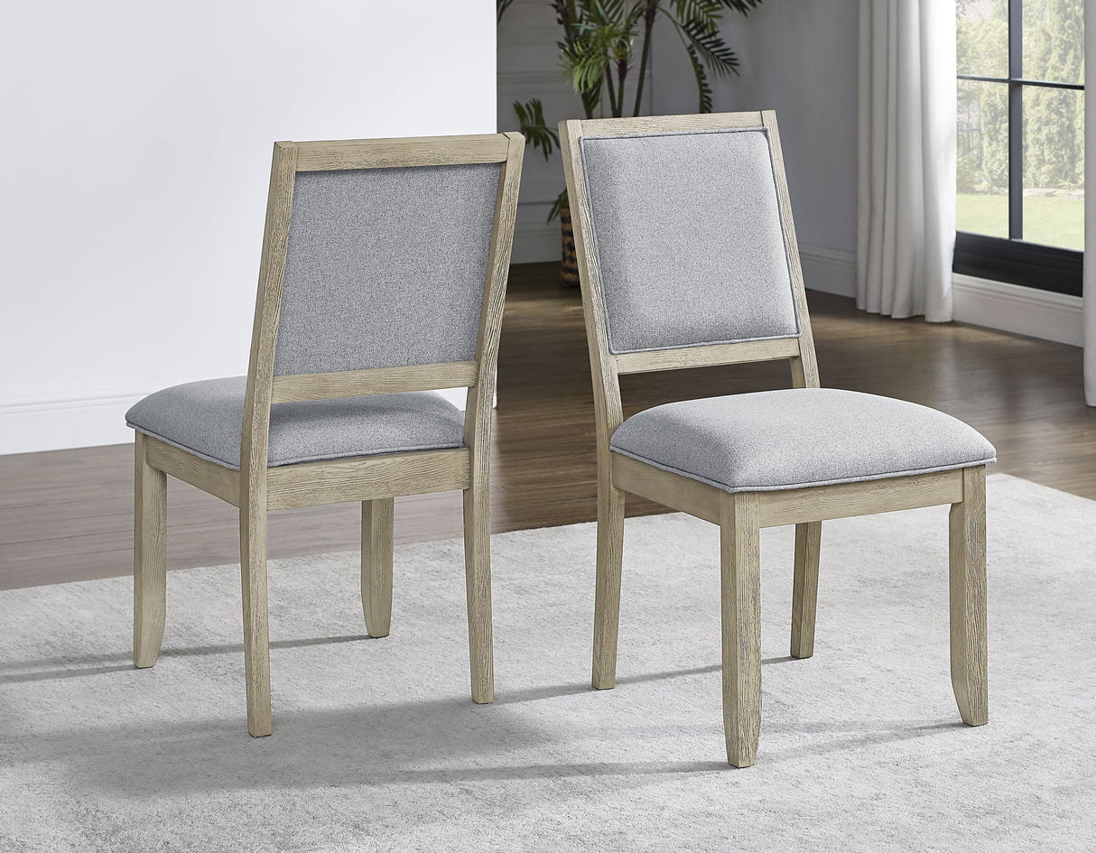 Carena 5-Piece White Marble Dining Set(Table & 4 Side Chairs) from Steve Silver - Luna Furniture