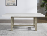 Carena 78-inch White Marble Table from Steve Silver - Luna Furniture