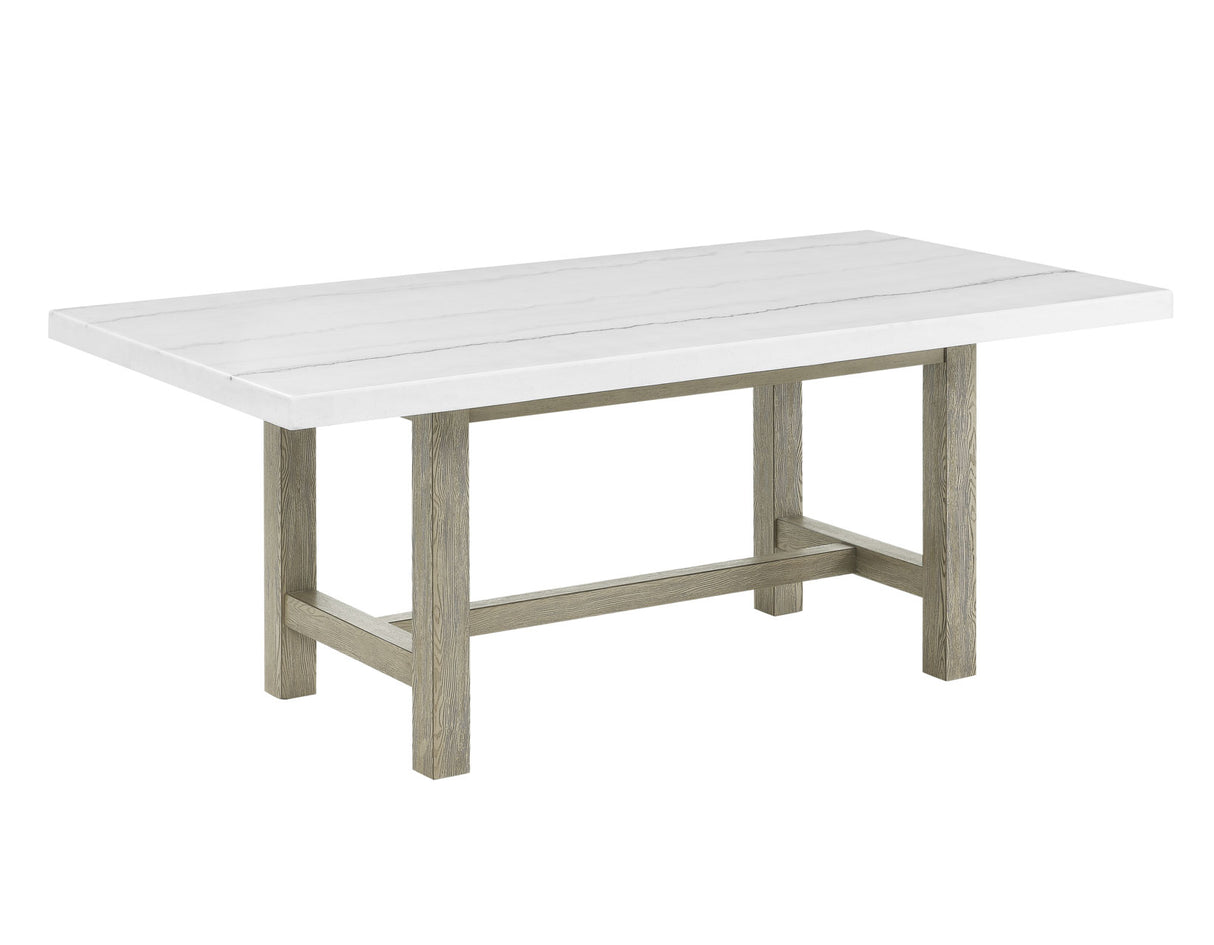 Carena 78-inch White Marble Table from Steve Silver - Luna Furniture