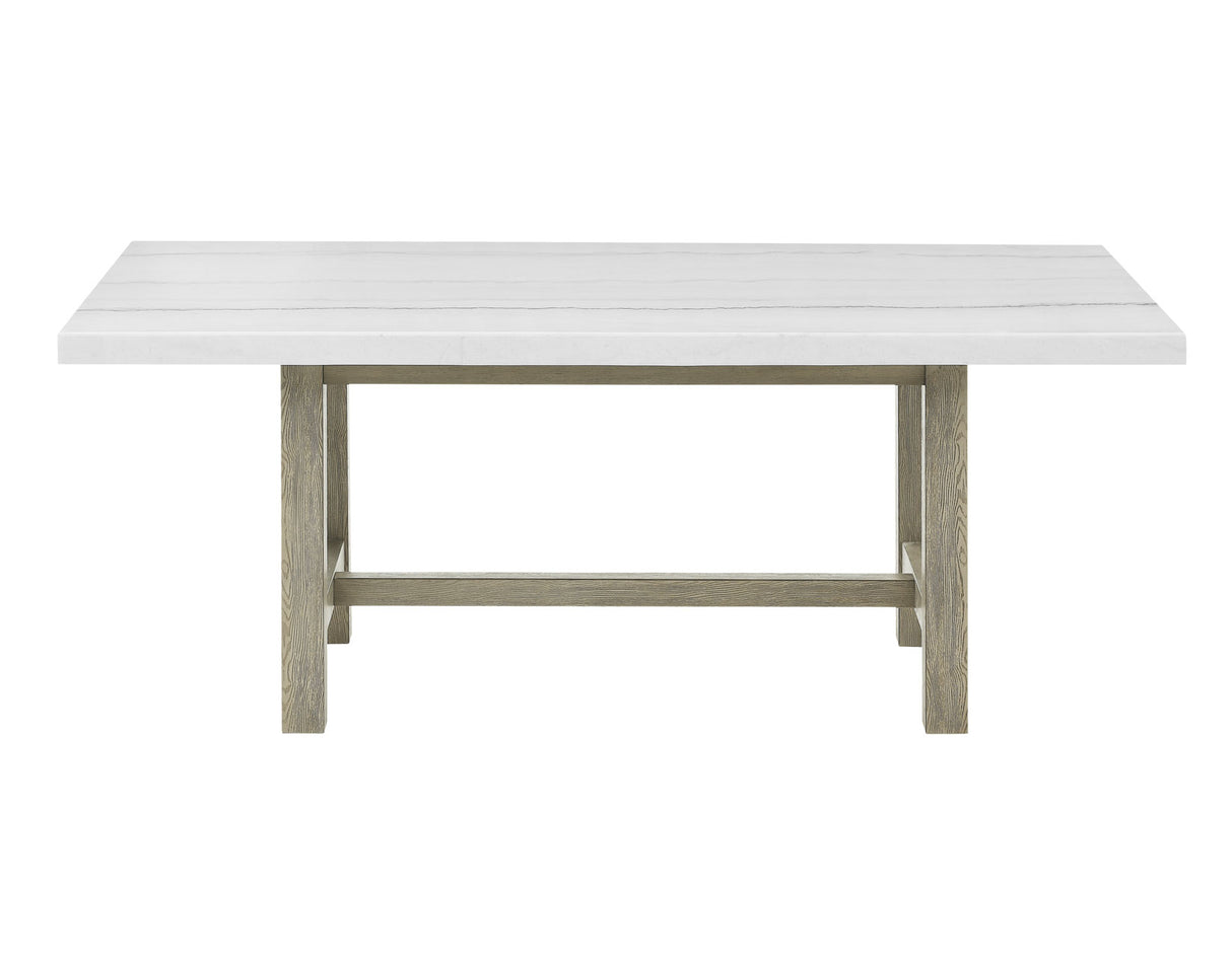 Carena 78-inch White Marble Table from Steve Silver - Luna Furniture