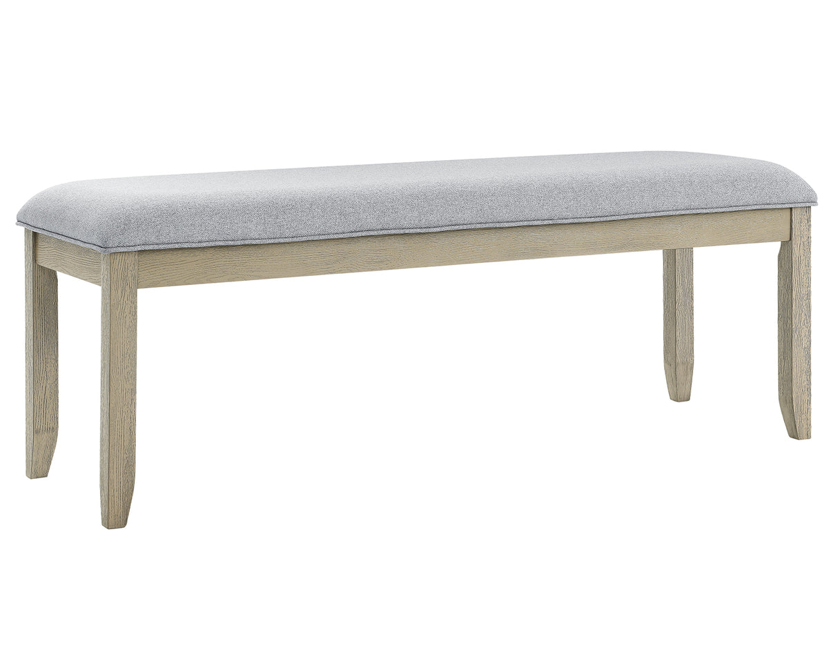 Carena Backless Dining Bench Gray from Steve Silver - Luna Furniture