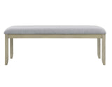 Carena Backless Dining Bench Gray from Steve Silver - Luna Furniture