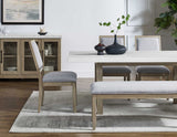 Carena Backless Dining Bench Gray from Steve Silver - Luna Furniture