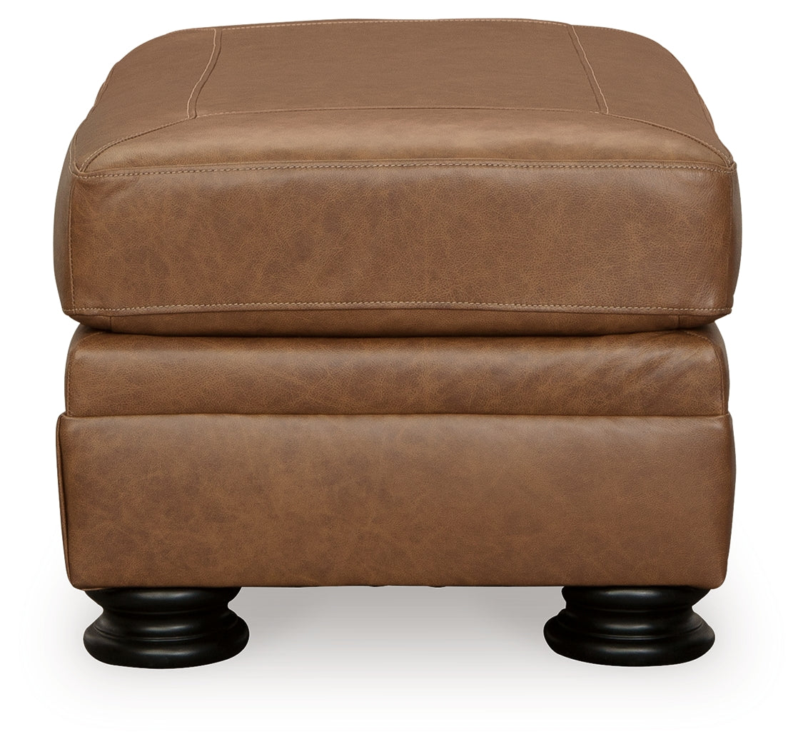 Carianna Chair and Ottoman in Caramel - PKG015491