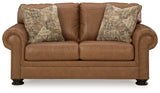 Carianna Sofa, Loveseat, Chair and Ottoman in Caramel - PKG015493