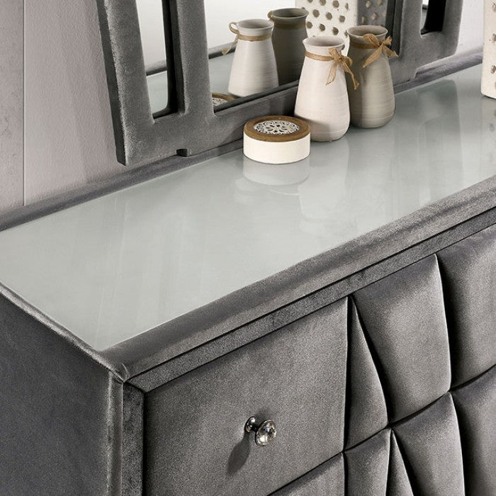 Carissa Gray Dresser from Furniture of America - Luna Furniture