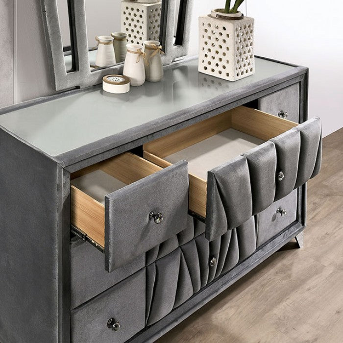 Carissa Gray Dresser from Furniture of America - Luna Furniture