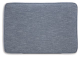 Carissa Manor Denim Ottoman from Ashley - Luna Furniture