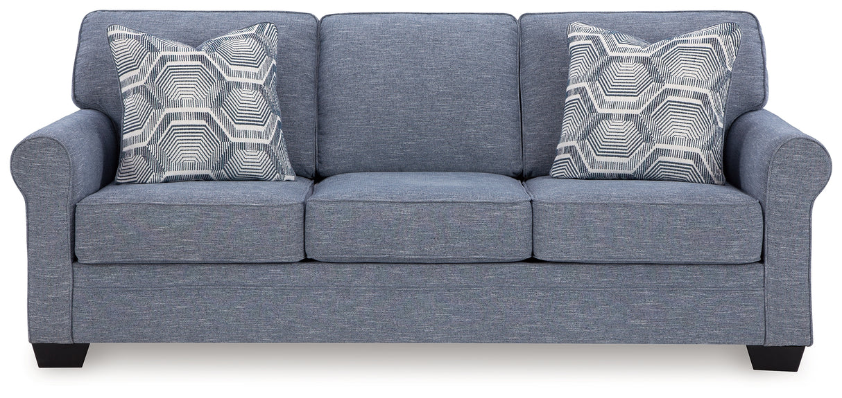 Carissa Manor Denim Queen Sofa Sleeper from Ashley - Luna Furniture