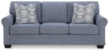 Carissa Manor Denim Queen Sofa Sleeper from Ashley - Luna Furniture