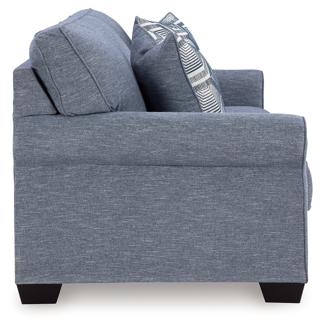 Carissa Manor Denim Queen Sofa Sleeper from Ashley - Luna Furniture