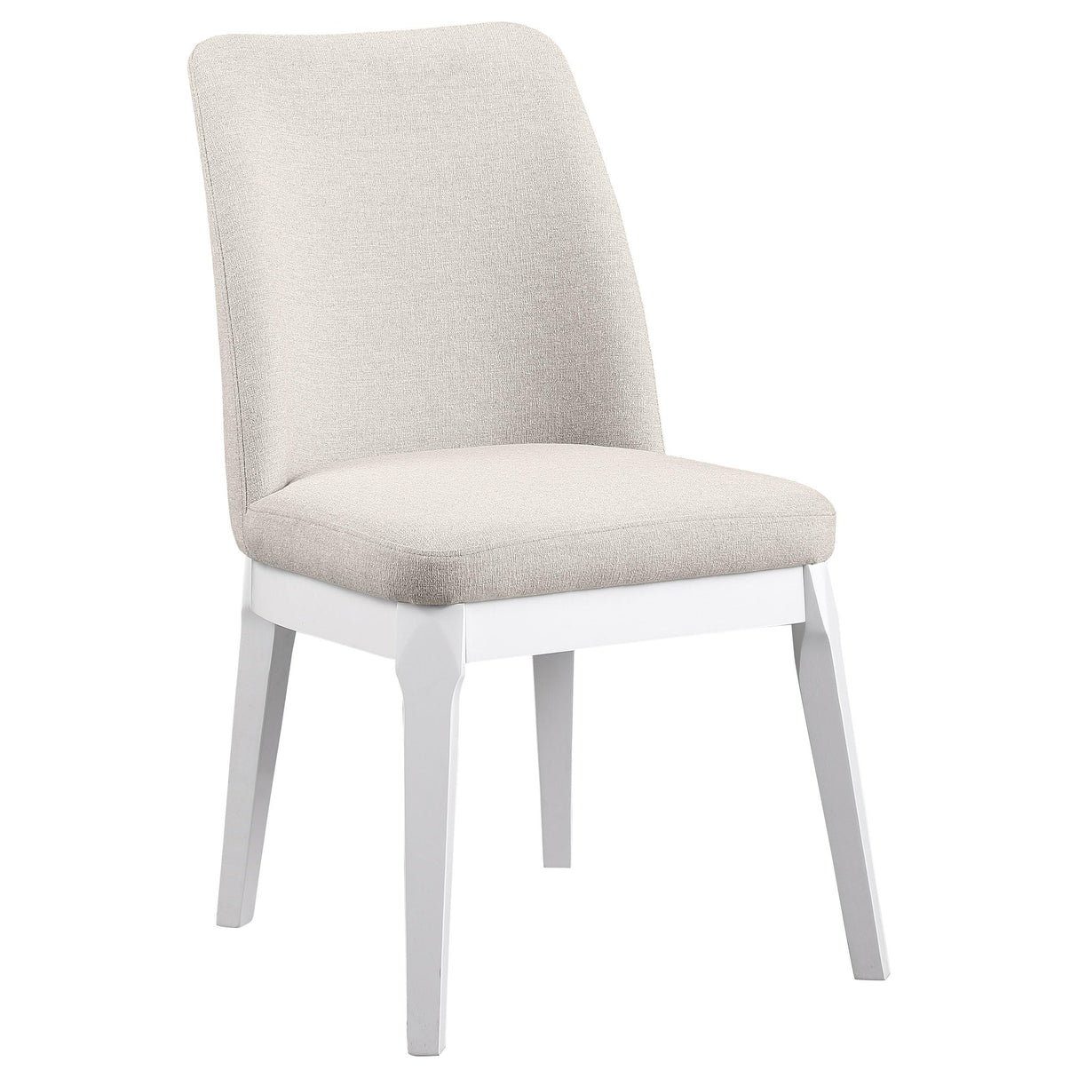 Carissa Upholstered Dining Side Chair Beige (Set of 2) from Coaster - Luna Furniture