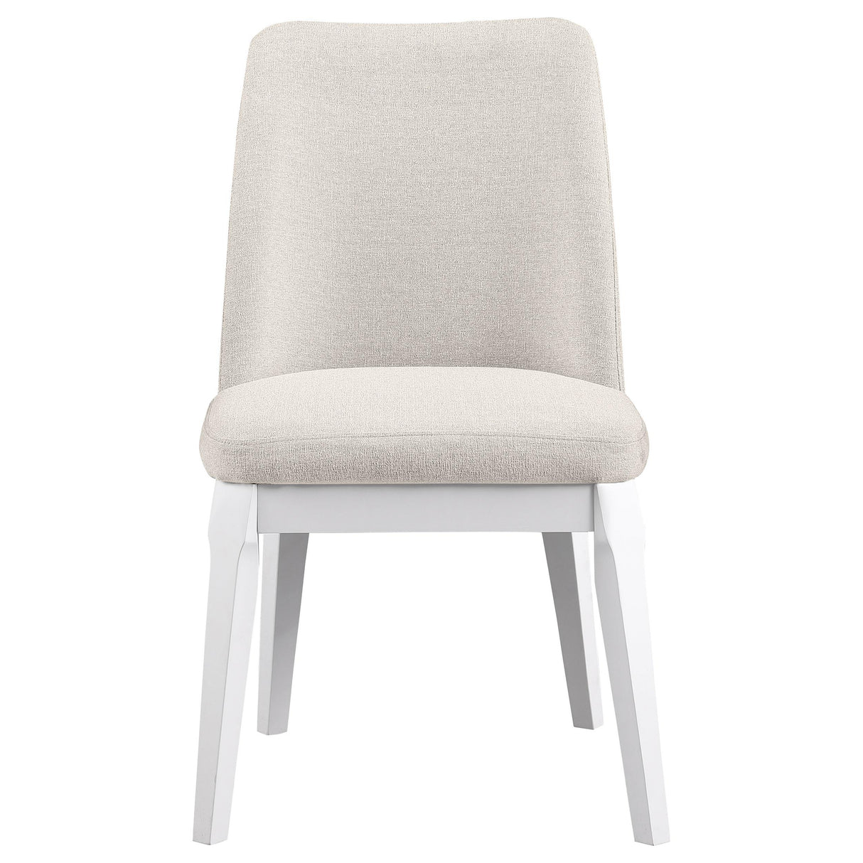 Carissa Upholstered Dining Side Chair Beige (Set of 2) from Coaster - Luna Furniture