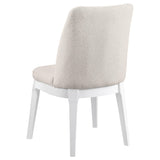 Carissa Upholstered Dining Side Chair Beige (Set of 2) from Coaster - Luna Furniture