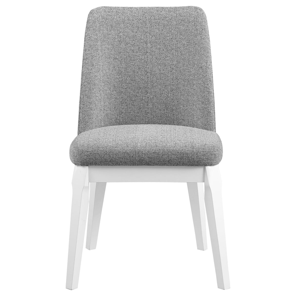 Carissa Upholstered Dining Side Chair Grey (Set of 2) from Coaster - Luna Furniture