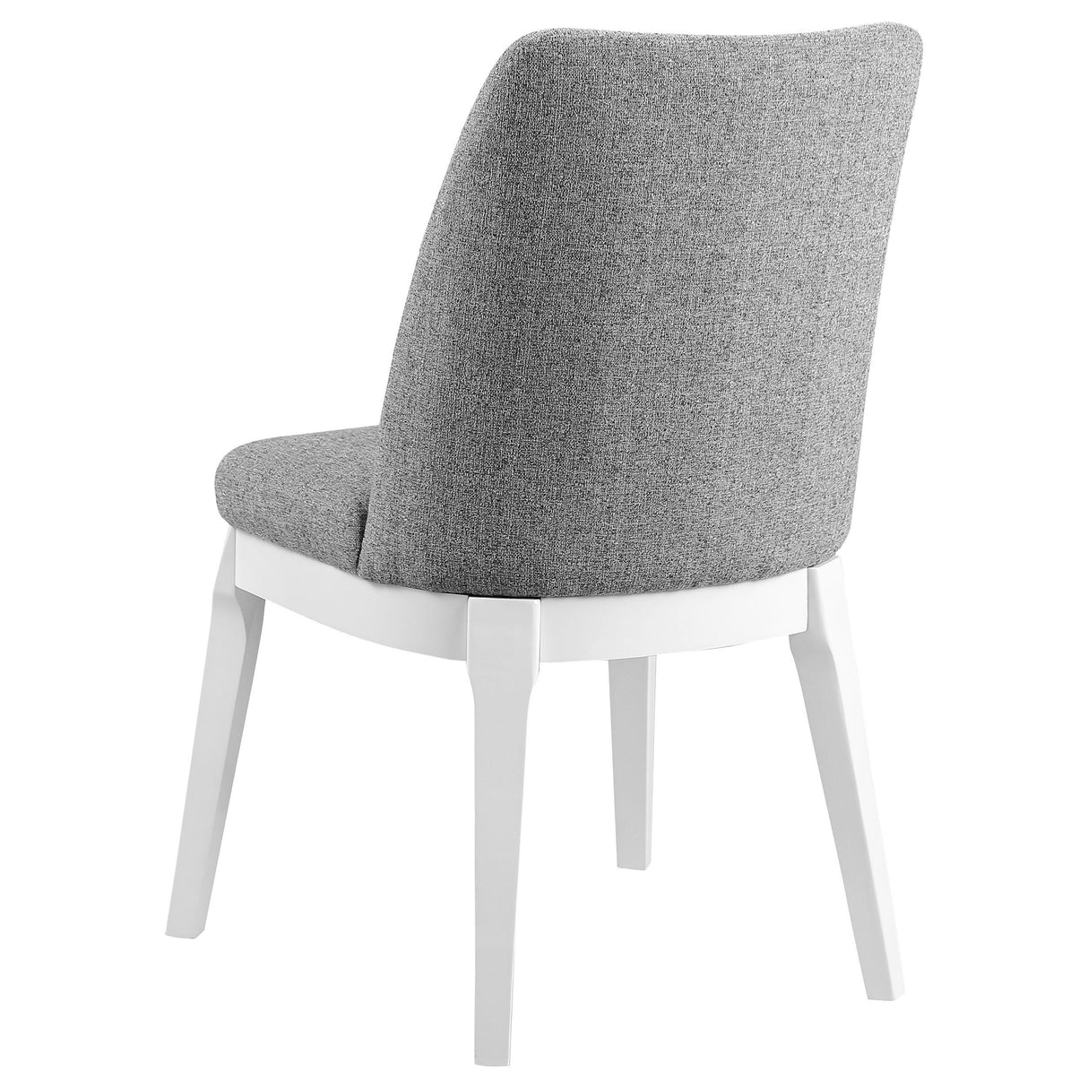 Carissa Upholstered Dining Side Chair Grey (Set of 2) from Coaster - Luna Furniture