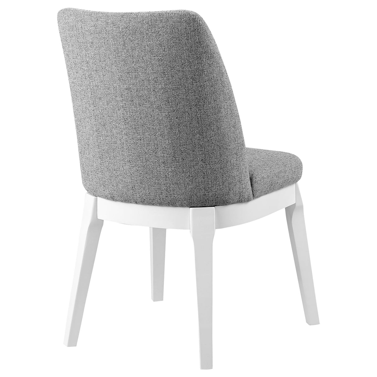 Carissa Upholstered Dining Side Chair Grey (Set of 2) from Coaster - Luna Furniture