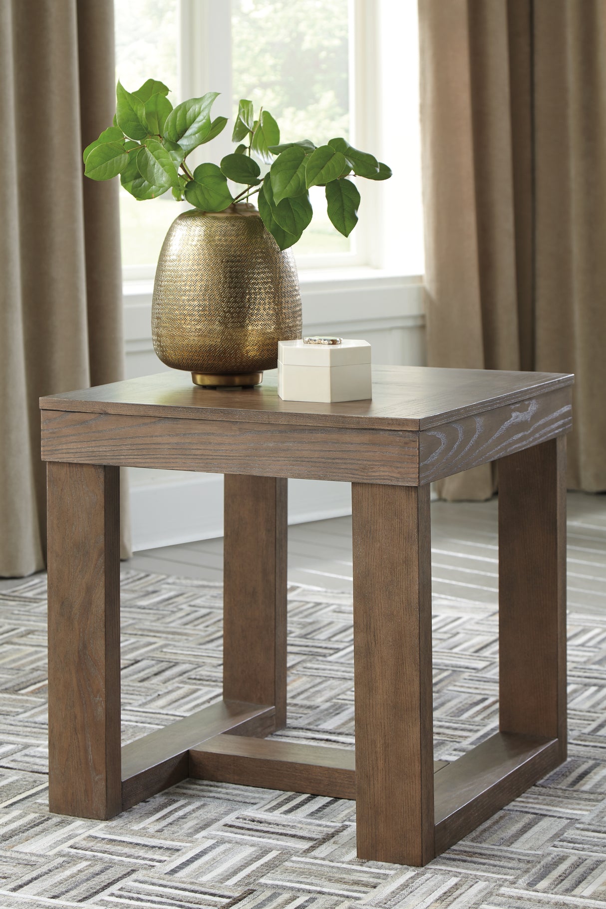 Cariton 2 End Tables in Gray from Ashley - Luna Furniture