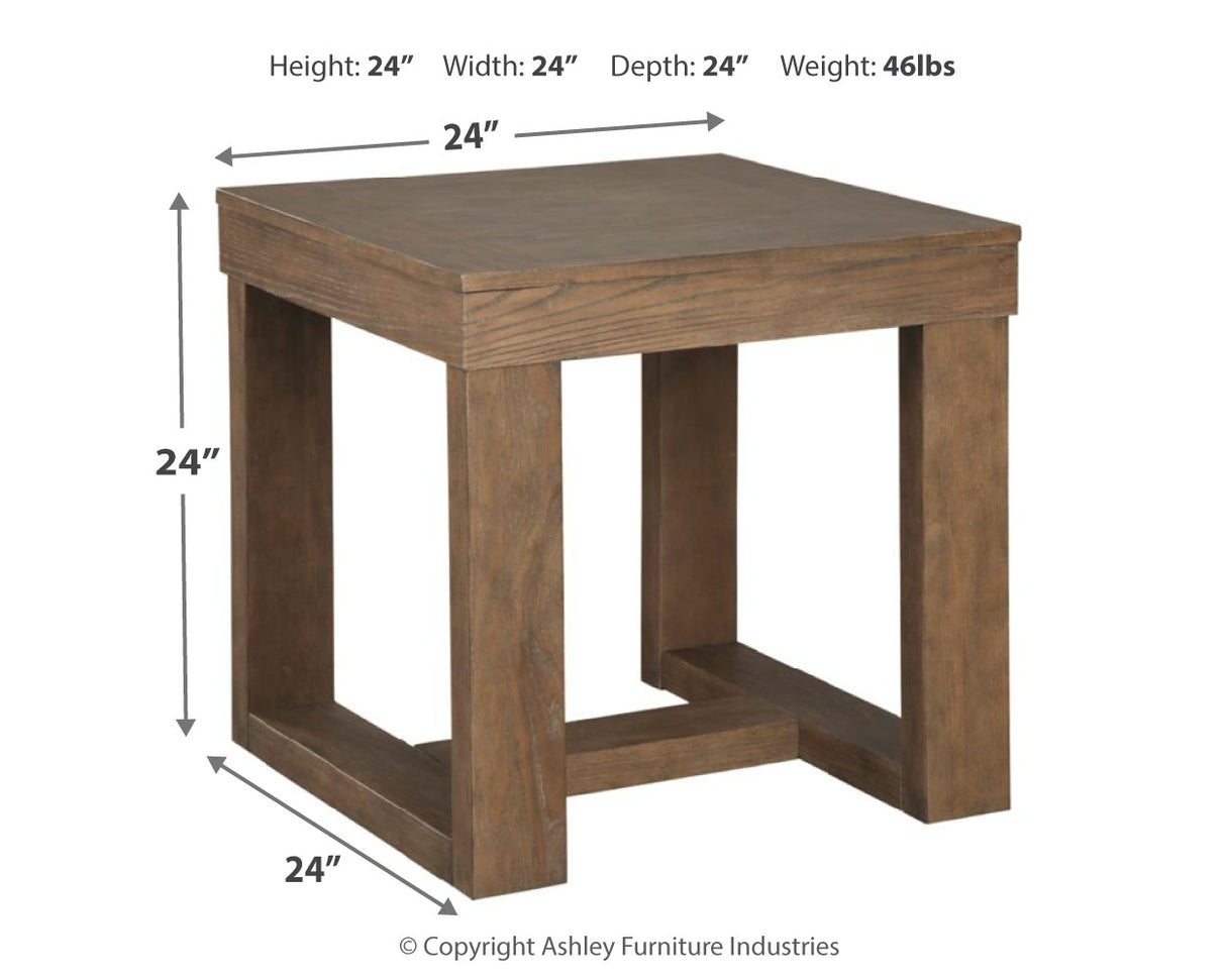 Cariton 2 End Tables in Gray from Ashley - Luna Furniture