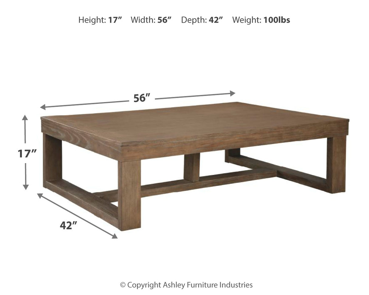 Cariton Coffee Table with 1 End Table in Gray from Ashley - Luna Furniture