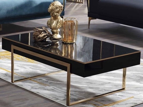 Carlino Coffee Table (Hg.Black) 1 Piece - 85-CRL-COFFEE TABLE