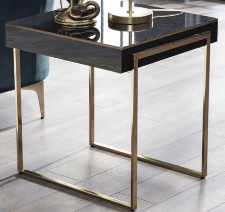 Carlino Side Table (Hg Black) 1 Piece - 85-CRL-SIDE TABLE