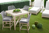 Carmel Outdoor 42" Square Counter Table in Gray Teak - 6825-SQCTR.GT