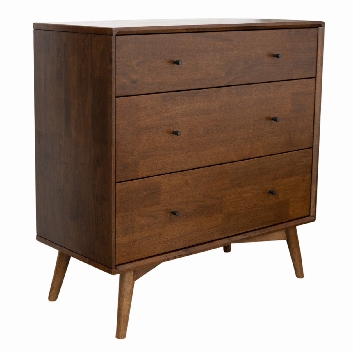 Caroline Mid Century Modern Solid Wood Dresser 3-Drawer - DRS00700305