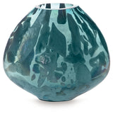 Cartshaw Iridescent Teal Vase from Ashley - Luna Furniture