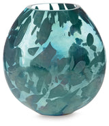 Cartshaw Iridescent Teal Vase from Ashley - Luna Furniture