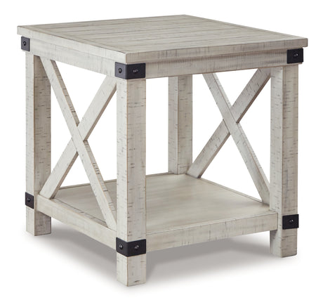 Carynhurst 2 End Tables in Whitewash from Ashley - Luna Furniture