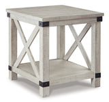 Carynhurst Coffee Table with 1 End Table in Whitewash from Ashley - Luna Furniture