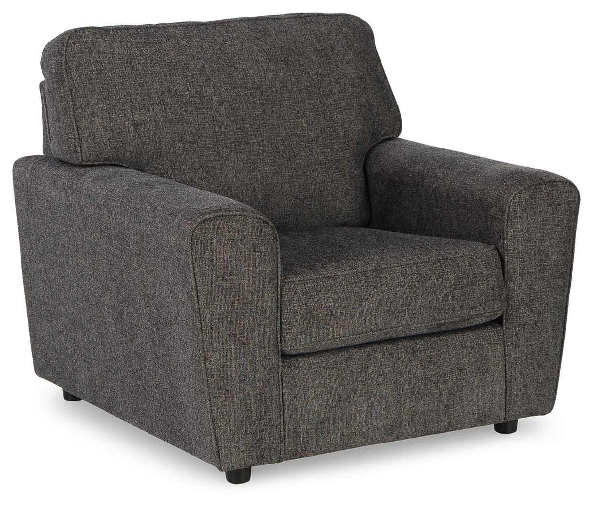 Cascilla Chair and Ottoman in Slate - PKG014489