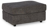 Cascilla Chair and Ottoman in Slate - PKG014489