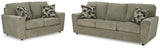 Cascilla Sofa and Loveseat in Pewter from Ashley - Luna Furniture