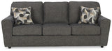 Cascilla Sofa, Loveseat, Chair and Ottoman in Slate - PKG014491