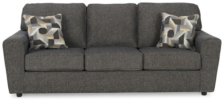 Cascilla Sofa, Loveseat, Chair and Ottoman in Slate - PKG014491