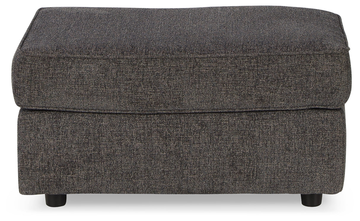 Cascilla Sofa, Loveseat, Chair and Ottoman in Slate - PKG014491