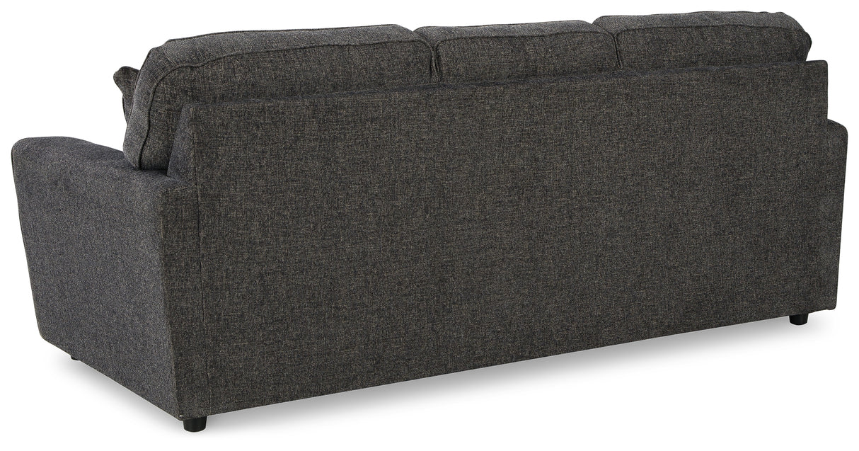 Cascilla Sofa, Loveseat, Chair and Ottoman in Slate - PKG014491