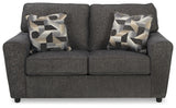 Cascilla Sofa, Loveseat, Chair and Ottoman in Slate - PKG014491