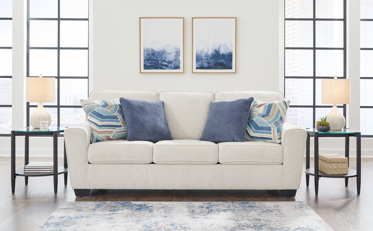 Cashton Sofa and Loveseat in Snow - PKG015049